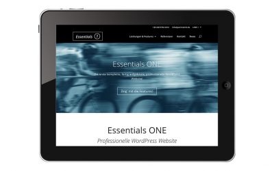 Essentials ONE – fix & fertige WordPress Website